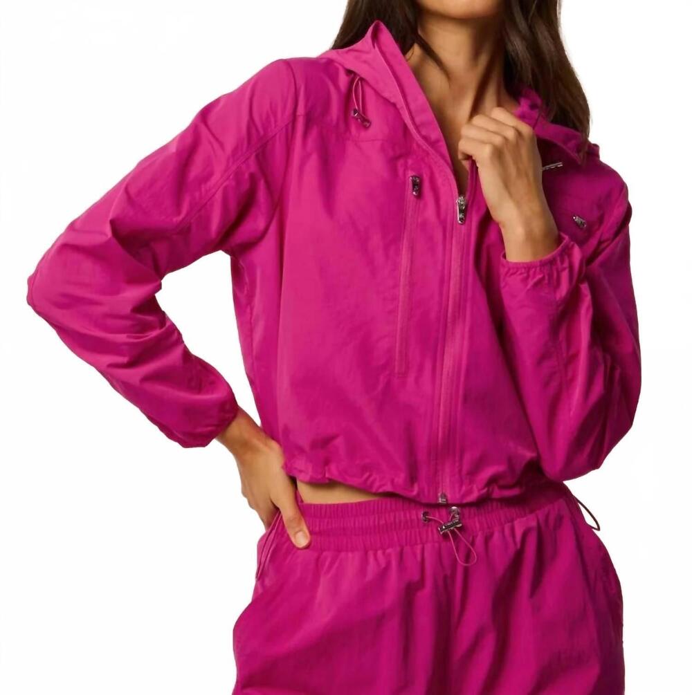 NEW GREYSON CLOTHIERS wind full zip jacket in lychee